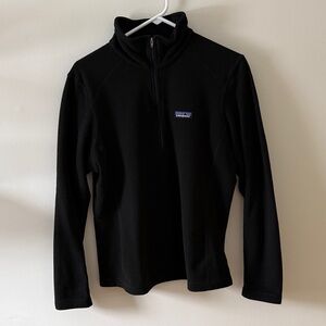 Patagonia Women's Black Fleece Quarter Zip